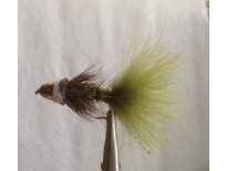 Bow River Bugger Olive Cone Head - Size 6